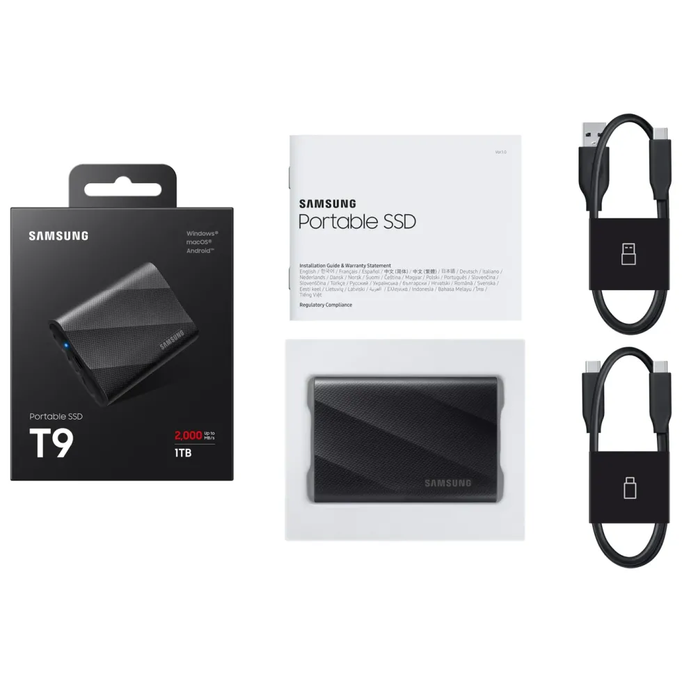 Samsung T9 Extern SSD-disk 1 TB