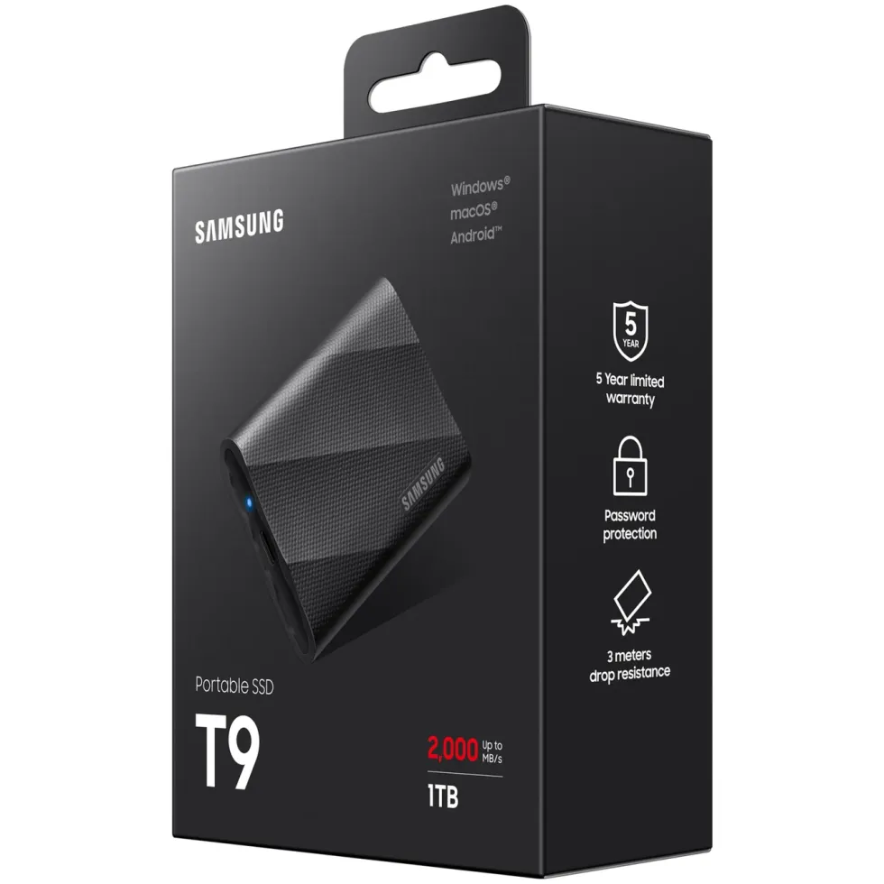 Samsung T9 Extern SSD-disk 1 TB
