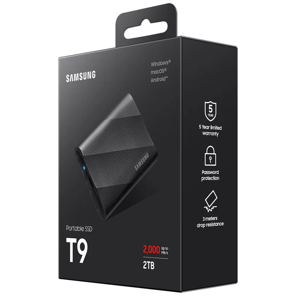 Samsung T9 Extern SSD-disk 2 TB
