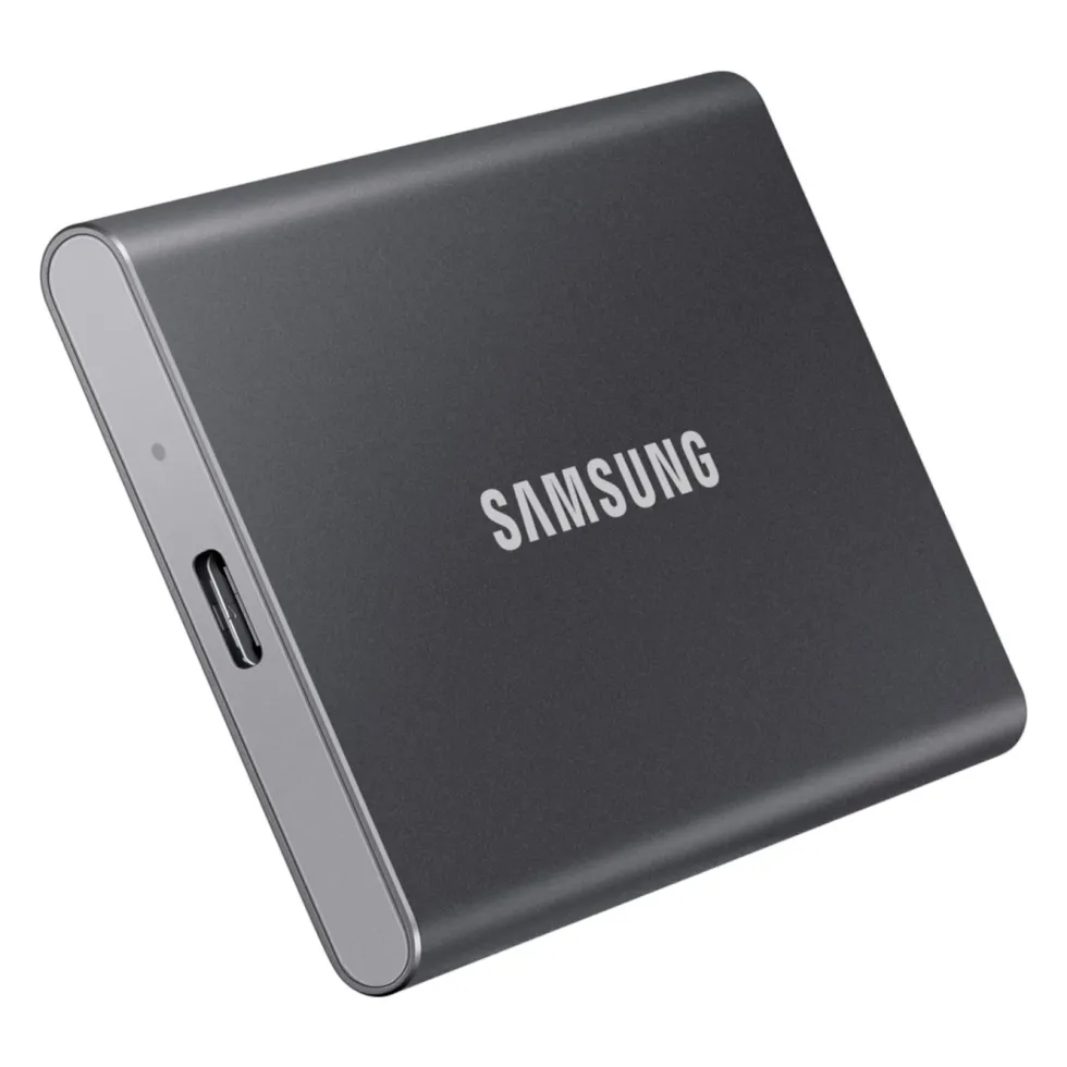 Samsung T7 Extern SSD-disk 1 TB Grå