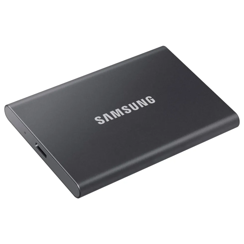Samsung T7 Extern SSD-disk 1 TB Grå
