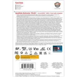 Sandisk Extreme Plus Micro-SD-kort 64 GB