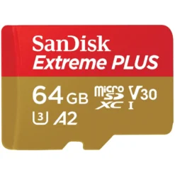Sandisk Extreme Plus Micro-SD-kort 64 GB