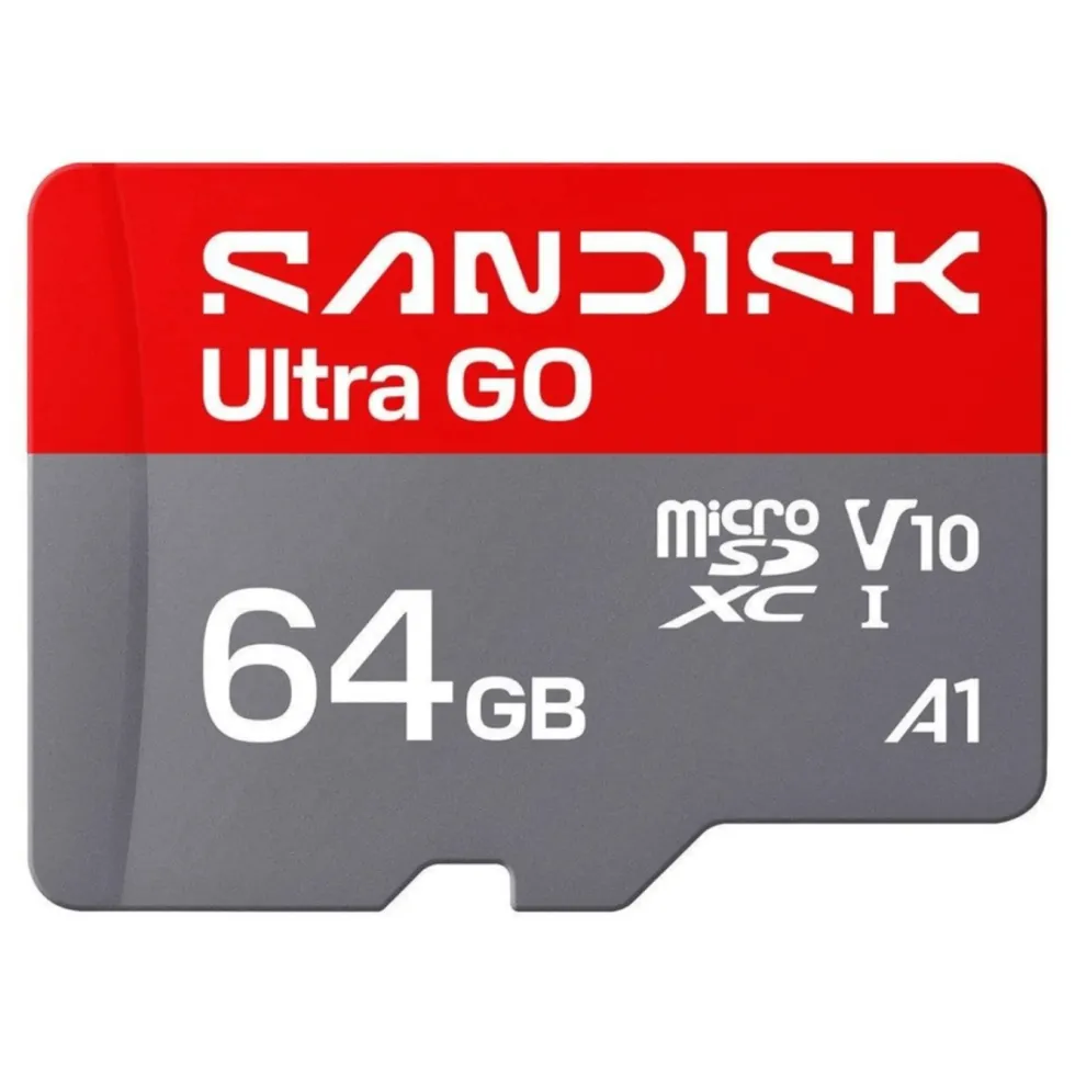 Sandisk microSD Ultra Go minneskort 64 GB – 140 MB/s