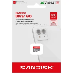 Sandisk microSD Ultra Go minneskort 128 GB – 190 MB/s