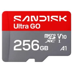 Sandisk microSD Ultra Go minneskort 256 GB – 190 MB/s