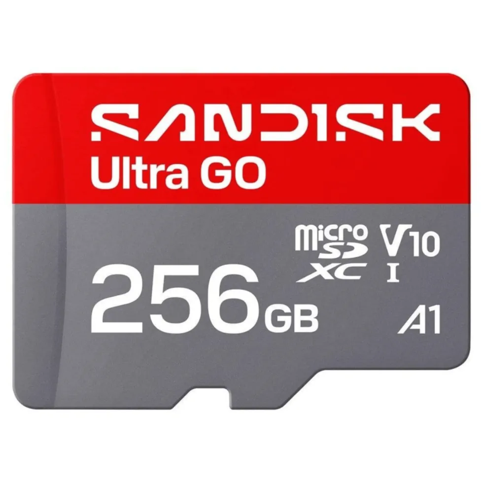 Sandisk microSD Ultra Go minneskort 256 GB – 190 MB/s