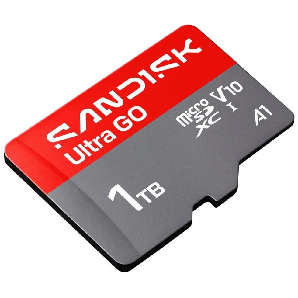 Sandisk microSD Ultra Go minneskort 1 TB – 190 MB/s