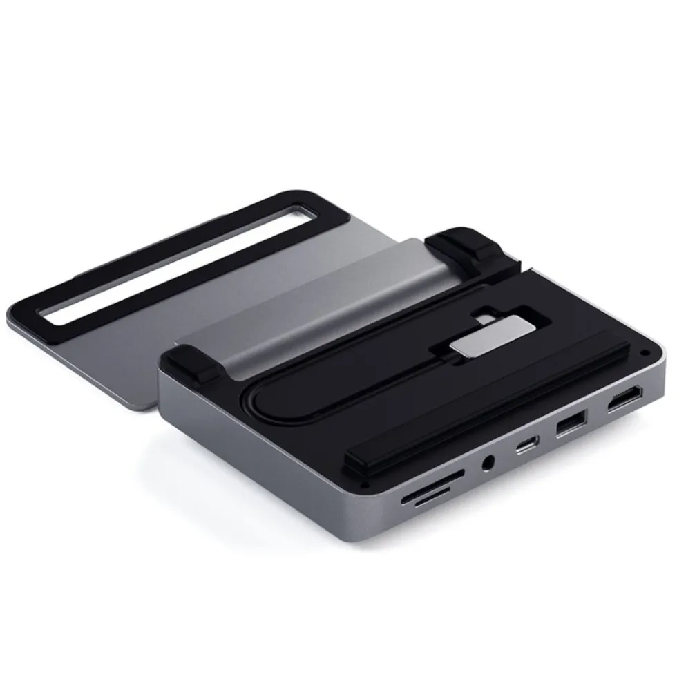 Satechi Aluminum Stand Hub för iPad Pro (2018 och senare)