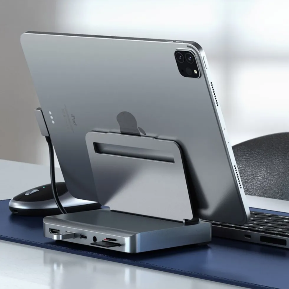 Satechi Aluminum Stand Hub för iPad Pro (2018 och senare)