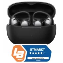 Shokz OpenDots One – Trådlösa öppna clip-on-hörlurar Svart