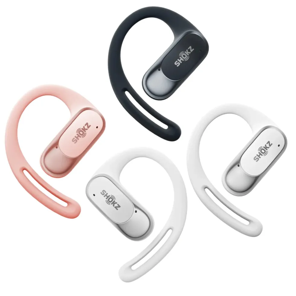 Shokz OpenFit Air Trådlösa hörlurar Vit