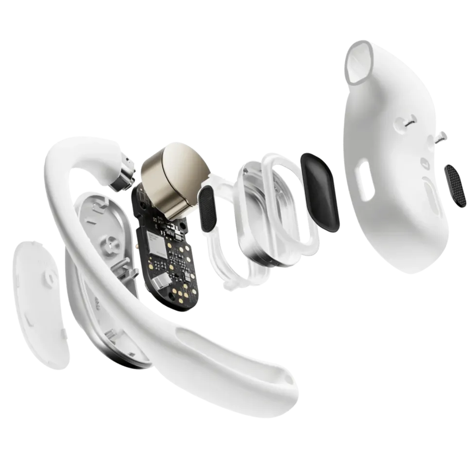 Shokz OpenFit Air Trådlösa hörlurar Vit