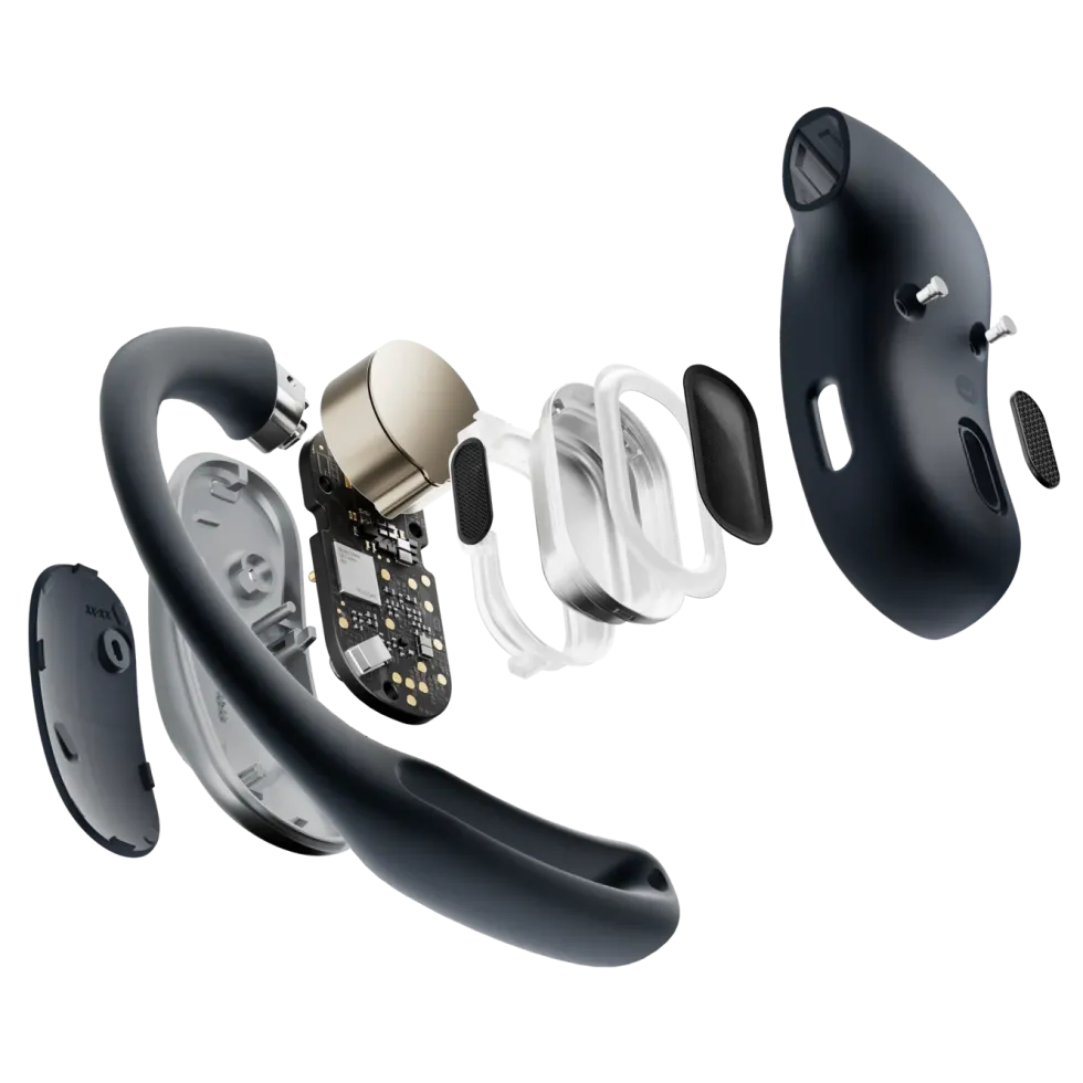 Shokz OpenFit Air Trådlösa hörlurar Svart