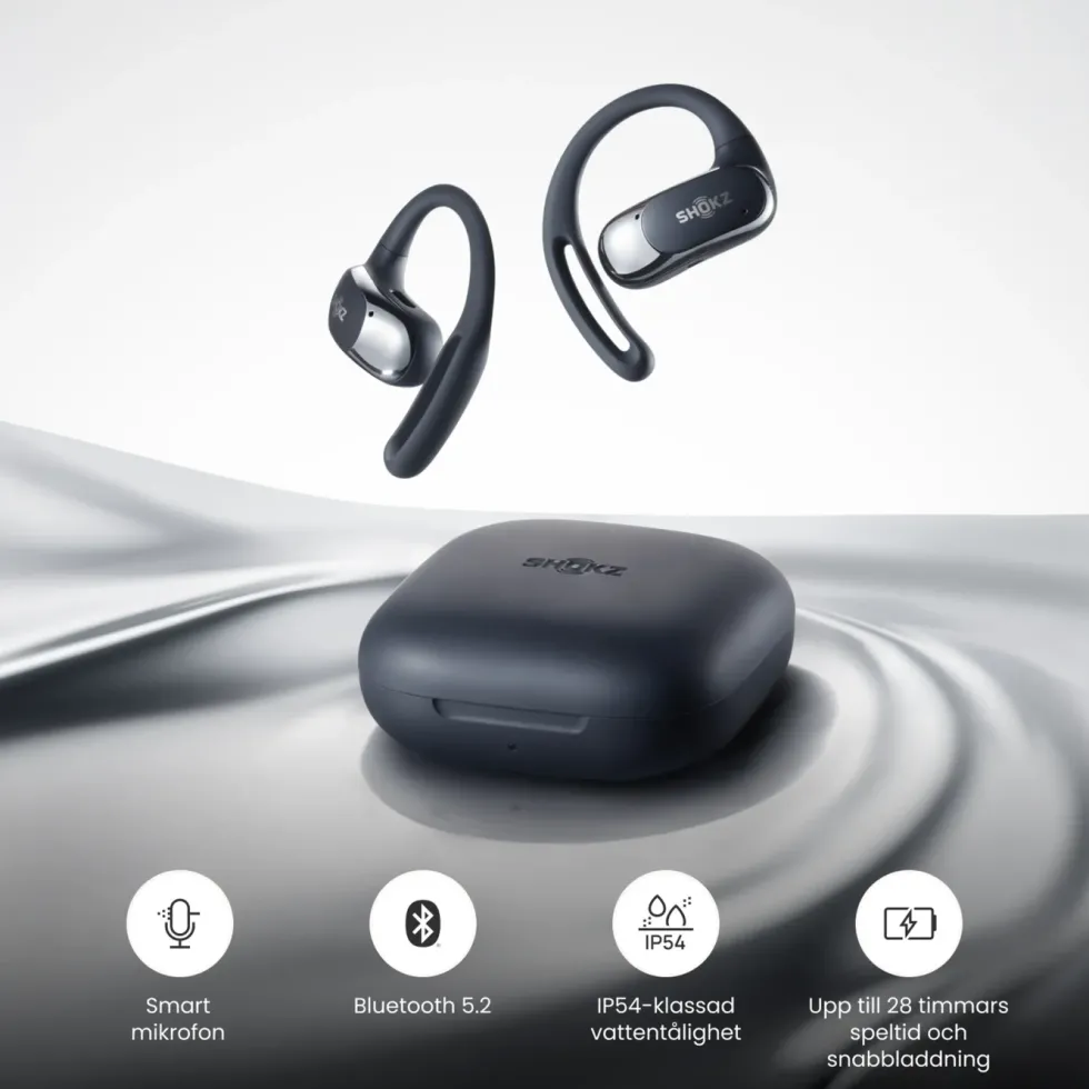 Shokz OpenFit Air Trådlösa hörlurar Svart