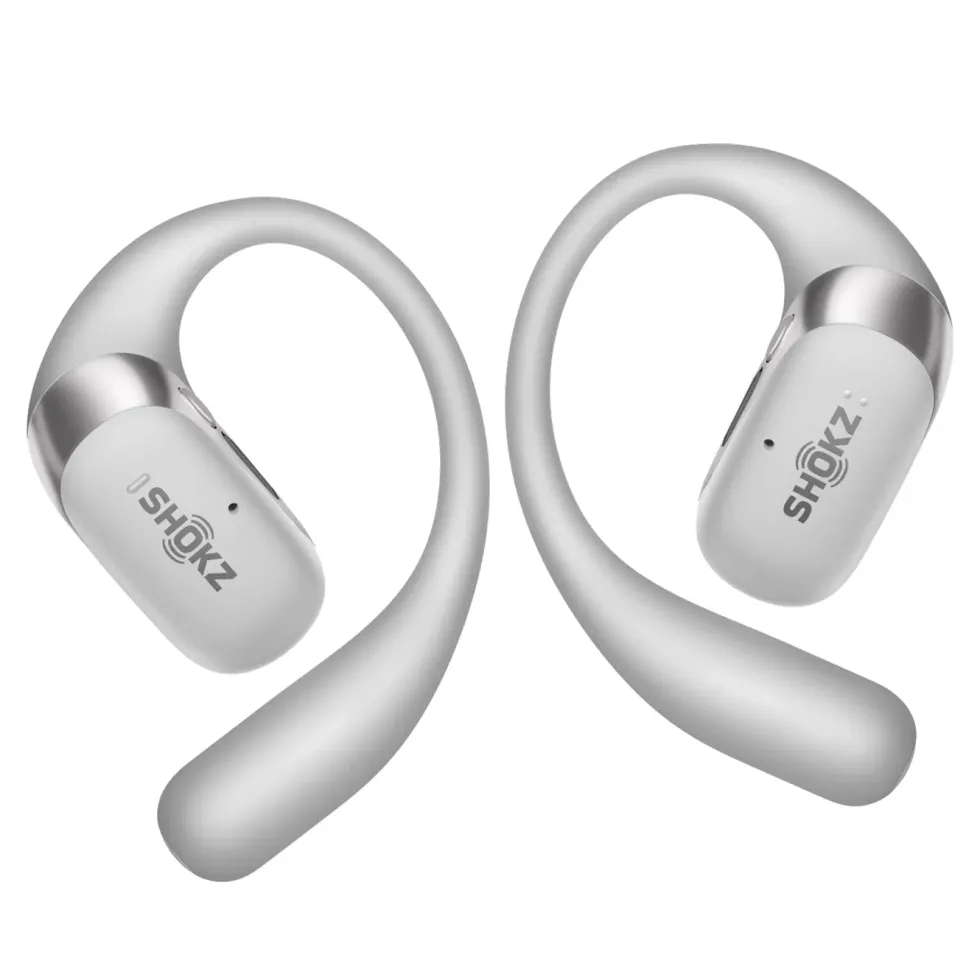 Shokz OpenFit 2+ open-ear-hörlurar Grå