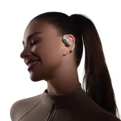 Shokz OpenFit 2+ open-ear-hörlurar Grå