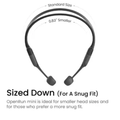 Shokz OpenRun Mini Trådlösa hörlurar USB-C