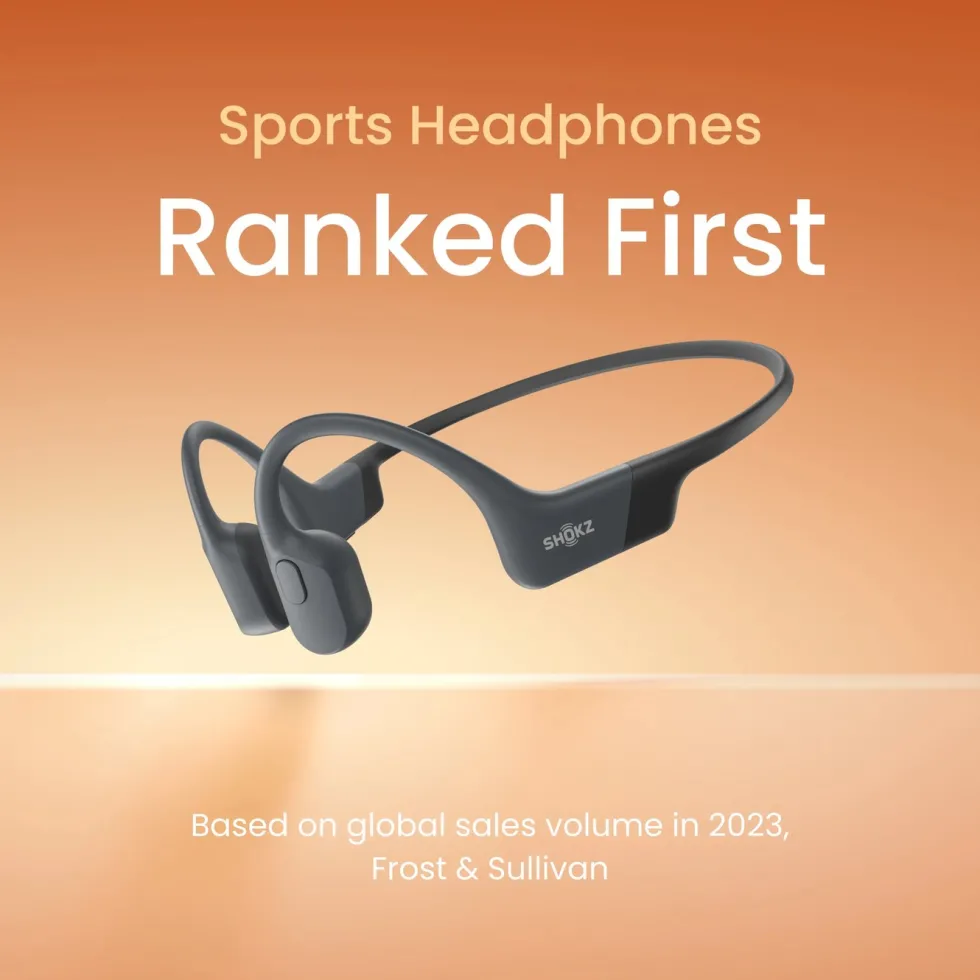 Shokz OpenRun Trådlösa hörlurar USB-C