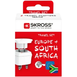 Skross Jordad reseadapter Universal till Sydafrika och Europa