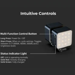 SmallRig Videolampa för actionkameror