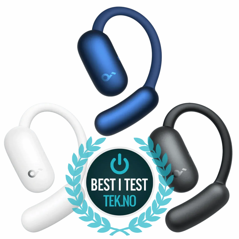 Soundcore AeroFit 2 Open-Ear hörlurar Svart