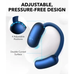 Soundcore AeroFit 2 Open-Ear hörlurar Mörkblå