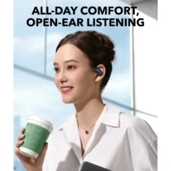 Soundcore AeroFit 2 Open-Ear hörlurar Mörkblå