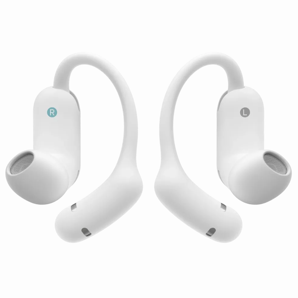 Soundcore AeroFit 2 Pro open ear-hörlurar med brusreducering Vit