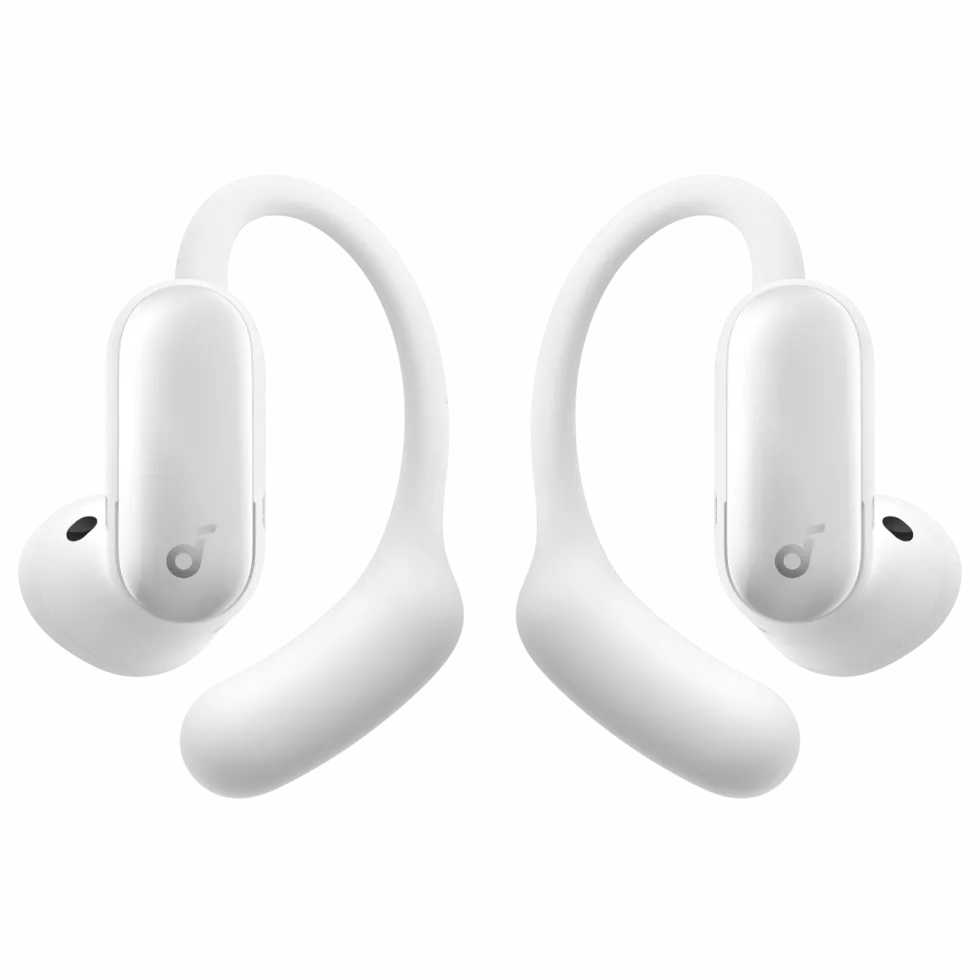 Soundcore AeroFit 2 Pro open ear-hörlurar med brusreducering Vit