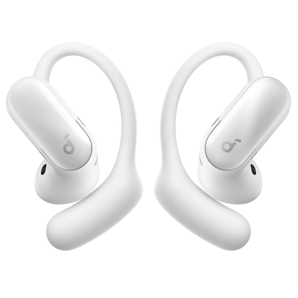 Soundcore AeroFit 2 Pro open ear-hörlurar med brusreducering Vit