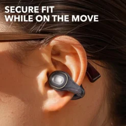 Soundcore C30i open ear-hörlurar med clip-on-design Svart