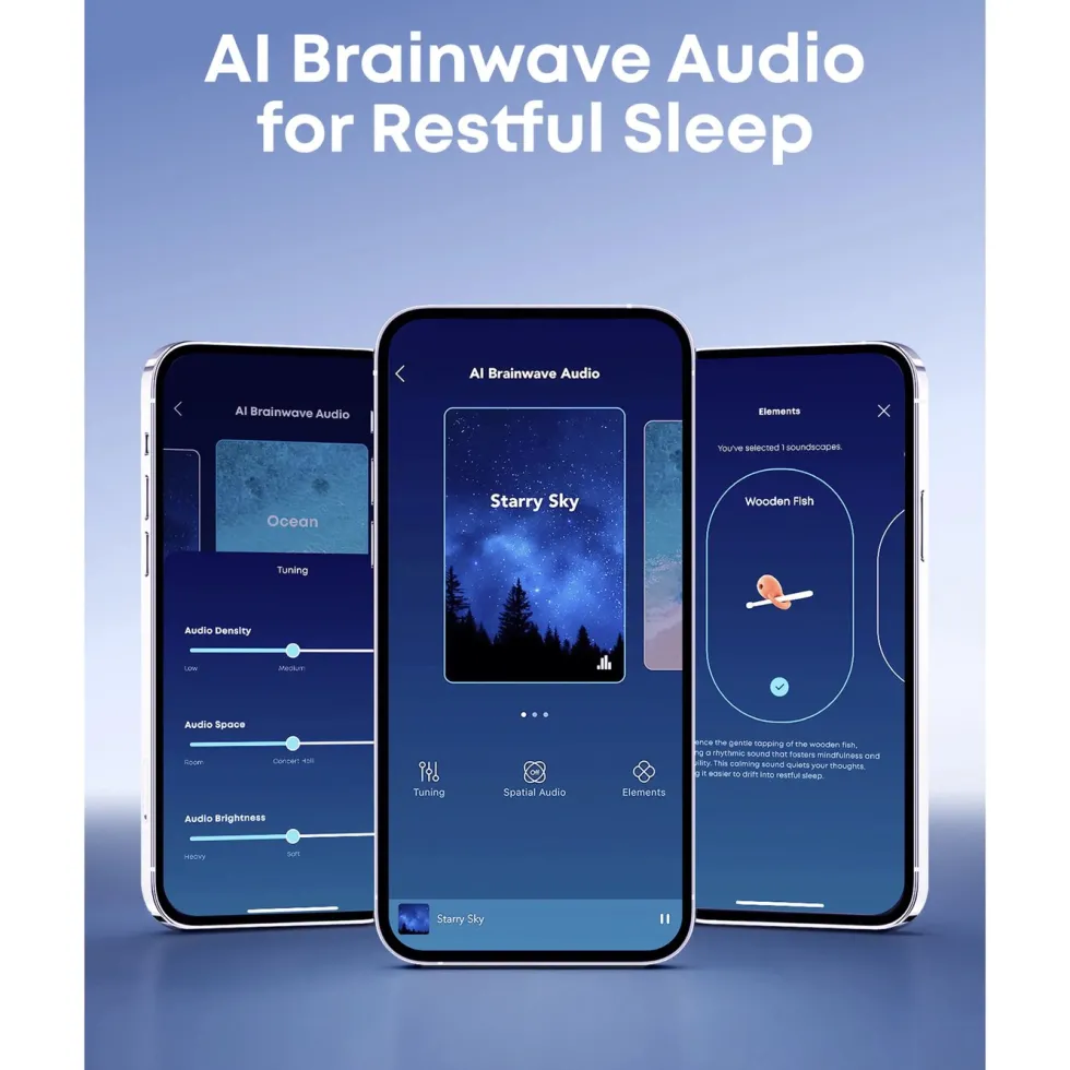 Soundcore Sleep A30 sovhörlurar Vit