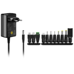 Ställbar nätadapter 3-12 V (DC) 3,6 W