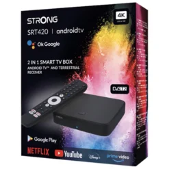 STRONG Android TV-box SRT 420 med DVB-T2-mottagare