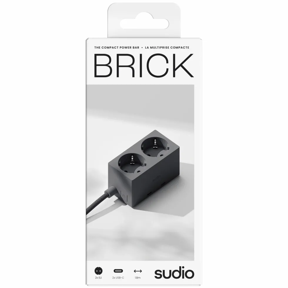 Sudio Brick grenuttag med GaN-laddning 30 W Svart
