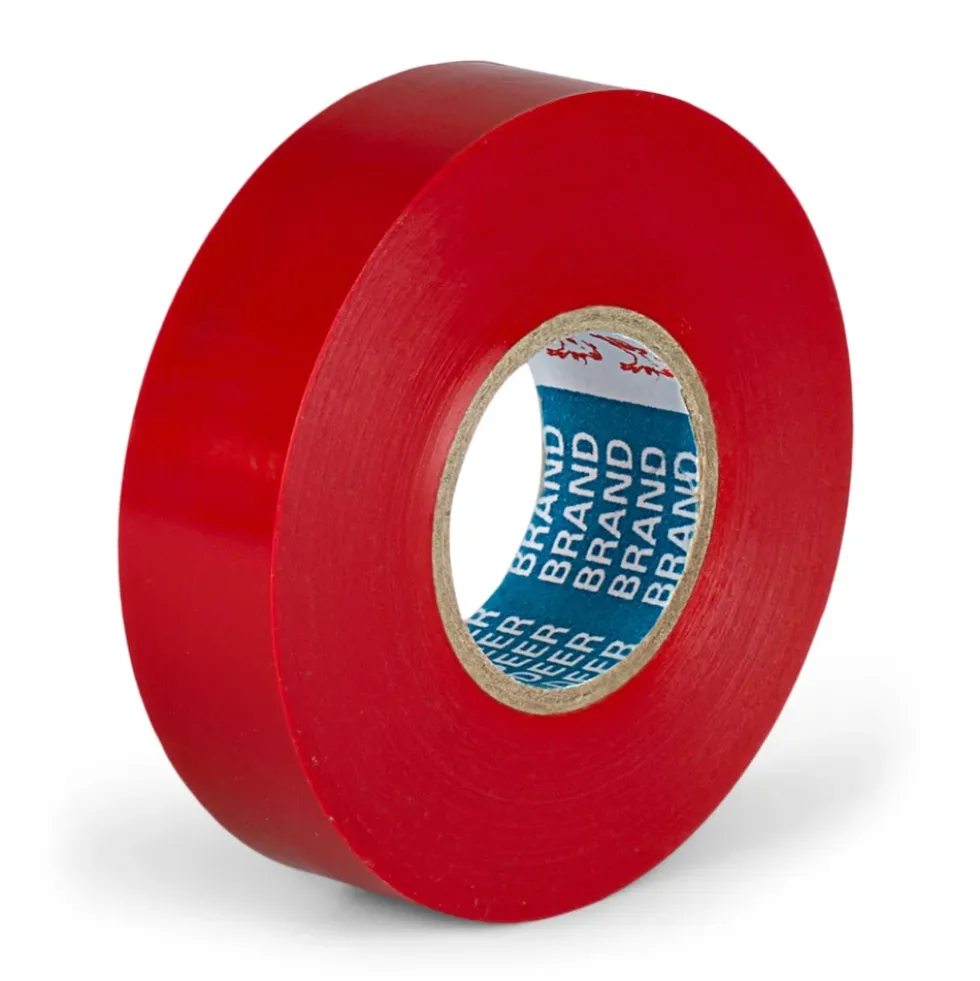 Tejp 19 mm x 20 m Röd