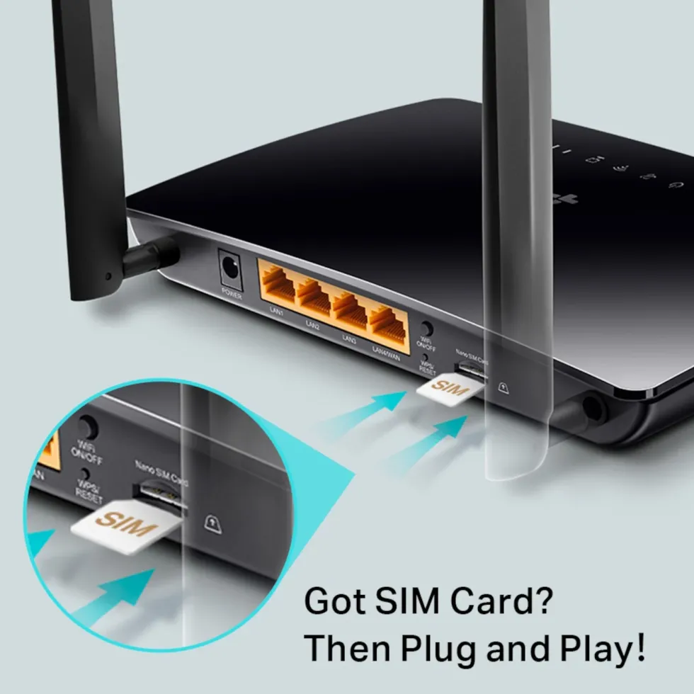 TP-Link Archer MR400 4G-router AC1200
