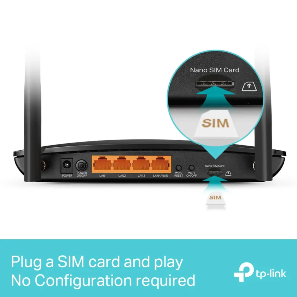 TP-Link Archer MR600 4G+-router AC1200