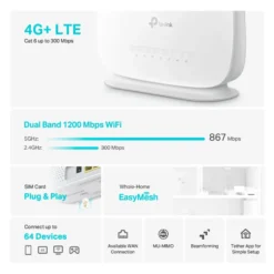 TP-Link Archer MR515 4G+-router AC1200
