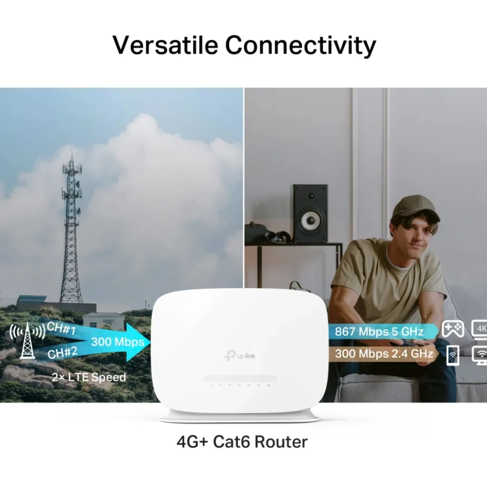 TP-Link Archer MR515 4G+-router AC1200