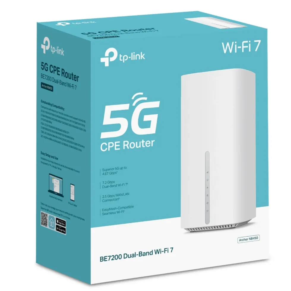TP-Link Archer NB450 5G Wi-Fi 7-router
