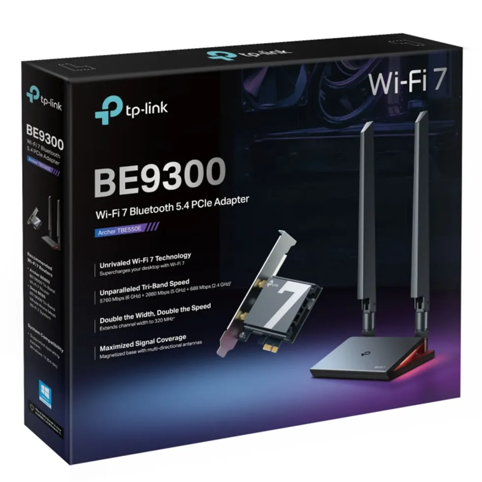 TP-Link Archer TBE550E Nätverkskort BE9300