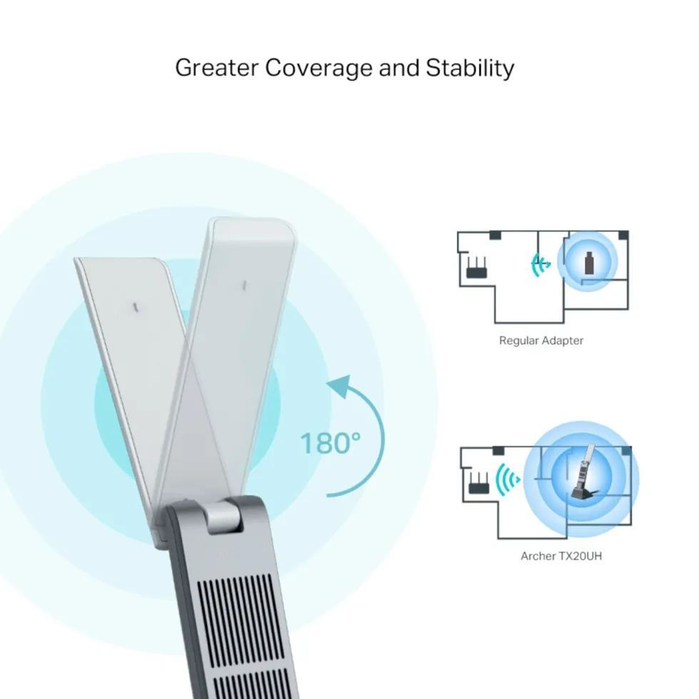 TP-Link Archer TX20UH Trådlöst USB-nätverkskort AX1800