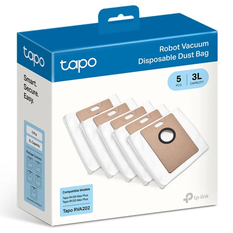 TP-Link Dammsugarpåsar till Tapo robotdammsugare (5-pack)