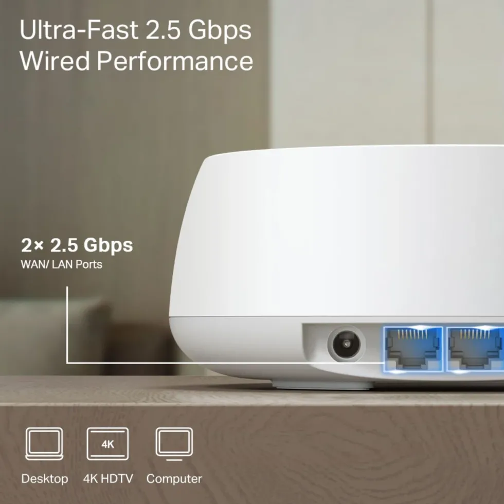 TP-Link Deco BE25 Mesh-nod med Wifi 7 BE3600 1-pack