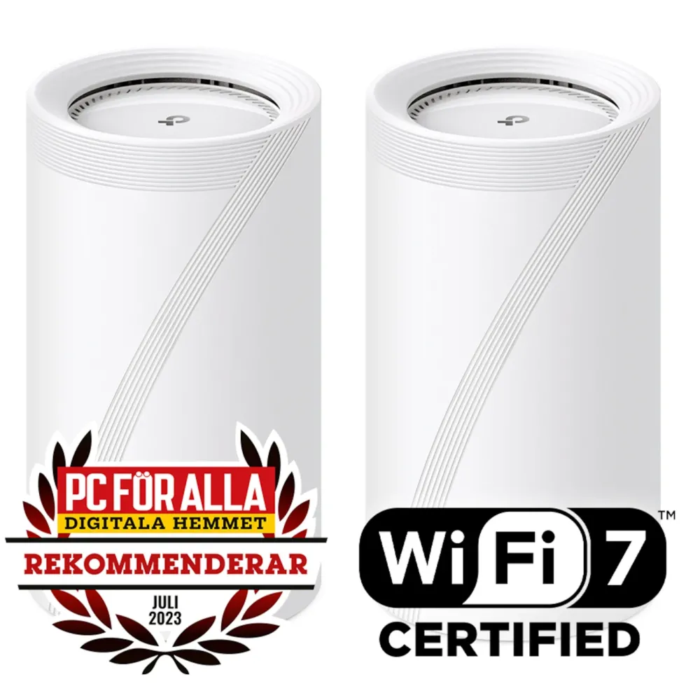 TP-Link Deco BE85 Mesh-system med Wifi 7 BE19000 2-pack