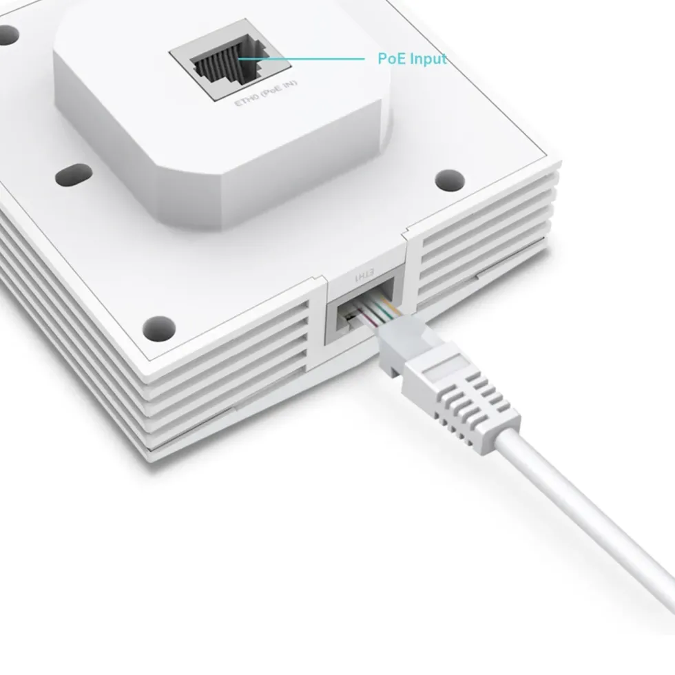 TP-Link EAP650-Wall Accesspunkt med Wifi 6 AX3000