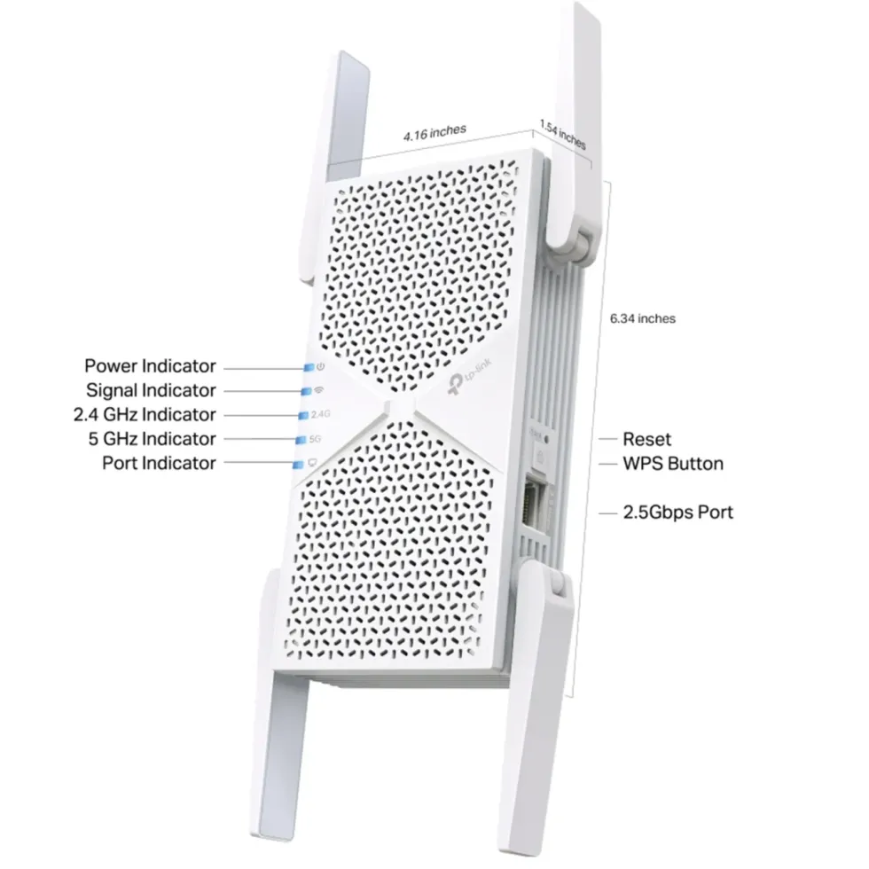 TP-Link RE405BE Wi-Fi 7-repeater BE6500 BE6500