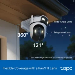 TP-Link Tapo C545D Övervakningskamera med dubbla linser 2K, IP66, wifi